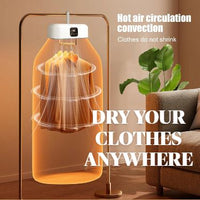 Portable Electric Clothes Dryer – Foldable Compact Dryer Bag, Dries Clothes in 20 Minutes, Space-Saving Travel & Apartment Dryer